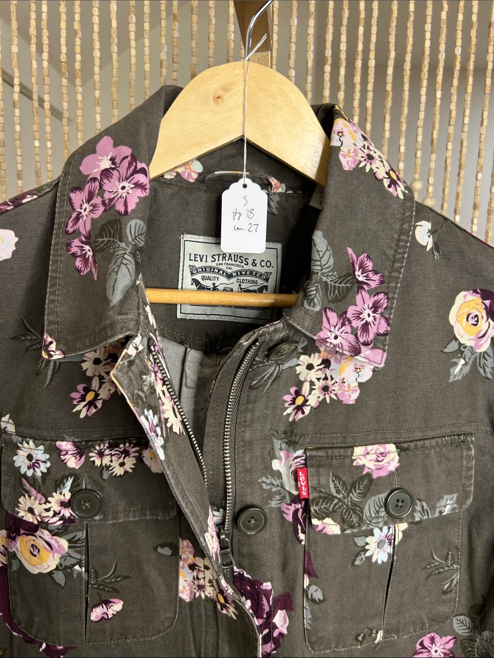 Levi’s Printed Field Floral Jacket Size S - Picture 3 of 9